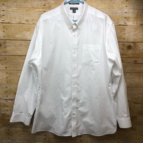 Eddie Bauer Other - EDDIE BAUER White Dress Shirt Wrinkle free